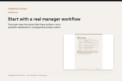 Starter quick-start page showing the exact copy, customize, submit, inspect, and use sequence